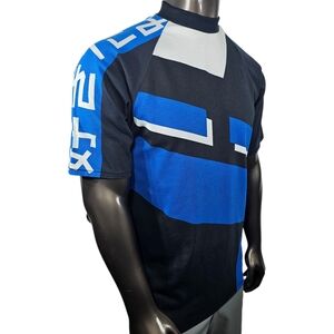 rag & bone Black and Blue Graphic Tee